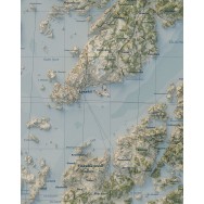 Lysekils Skärgård väggkarta Mapbits