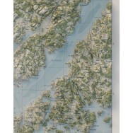 Lysekils Skärgård väggkarta Mapbits