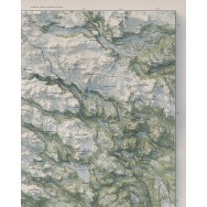 Norra Jämtlandsfjällen väggkarta Mapbits