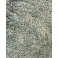 Norrbotten väggkarta Mapbits