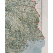 Norrbotten väggkarta Mapbits