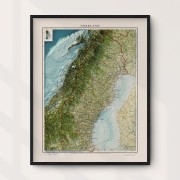 Norrland väggkarta Mapbits