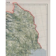 Norrlandskarta väggkarta Mapbits