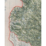 Norrlandskarta väggkarta Mapbits