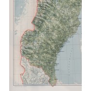 Norrlandskarta väggkarta Mapbits