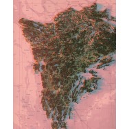 Södertörn 40x50cm Mapbits