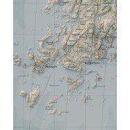 Sotenäs Skärgård väggkarta Mapbits