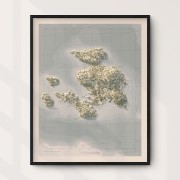 Storholmen 40x50cm Mapbits