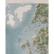 Strömstad och Kosteröarna väggkarta Mapbits