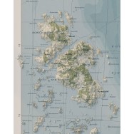 Strömstad och Kosteröarna väggkarta Mapbits