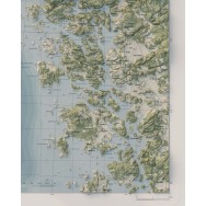 Strömstad och Kosteröarna väggkarta Mapbits