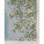 Strömstad och Kosteröarna väggkarta Mapbits