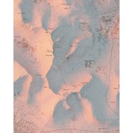 Sylarna fjäll 40x50cm Mapbits