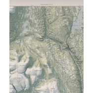 Transtrandsfjällen väggkarta Mapbits