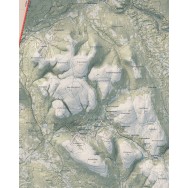 Transtrandsfjällen väggkarta Mapbits