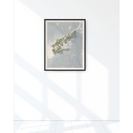 Utö 40x50cm Mapbits