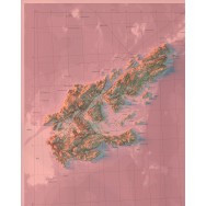 Utö 40x50cm Mapbits