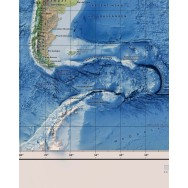 Världen väggkarta Mapbits