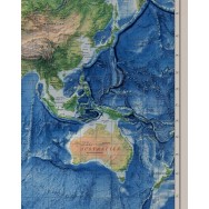 Världen väggkarta Mapbits