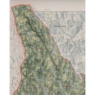 Värmlands län väggkarta Mapbits