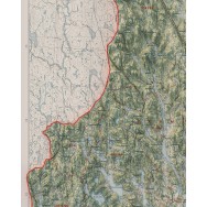 Värmlands län väggkarta Mapbits