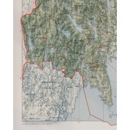 Värmlands län väggkarta Mapbits