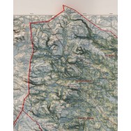 Västerbotten väggkarta Mapbits
