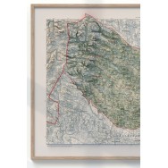 Västerbotten väggkarta Mapbits