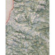 Vilhelmina- och Borgafjällen väggkarta Mapbits
