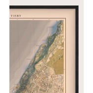 Visby 40x50cm Mapbits