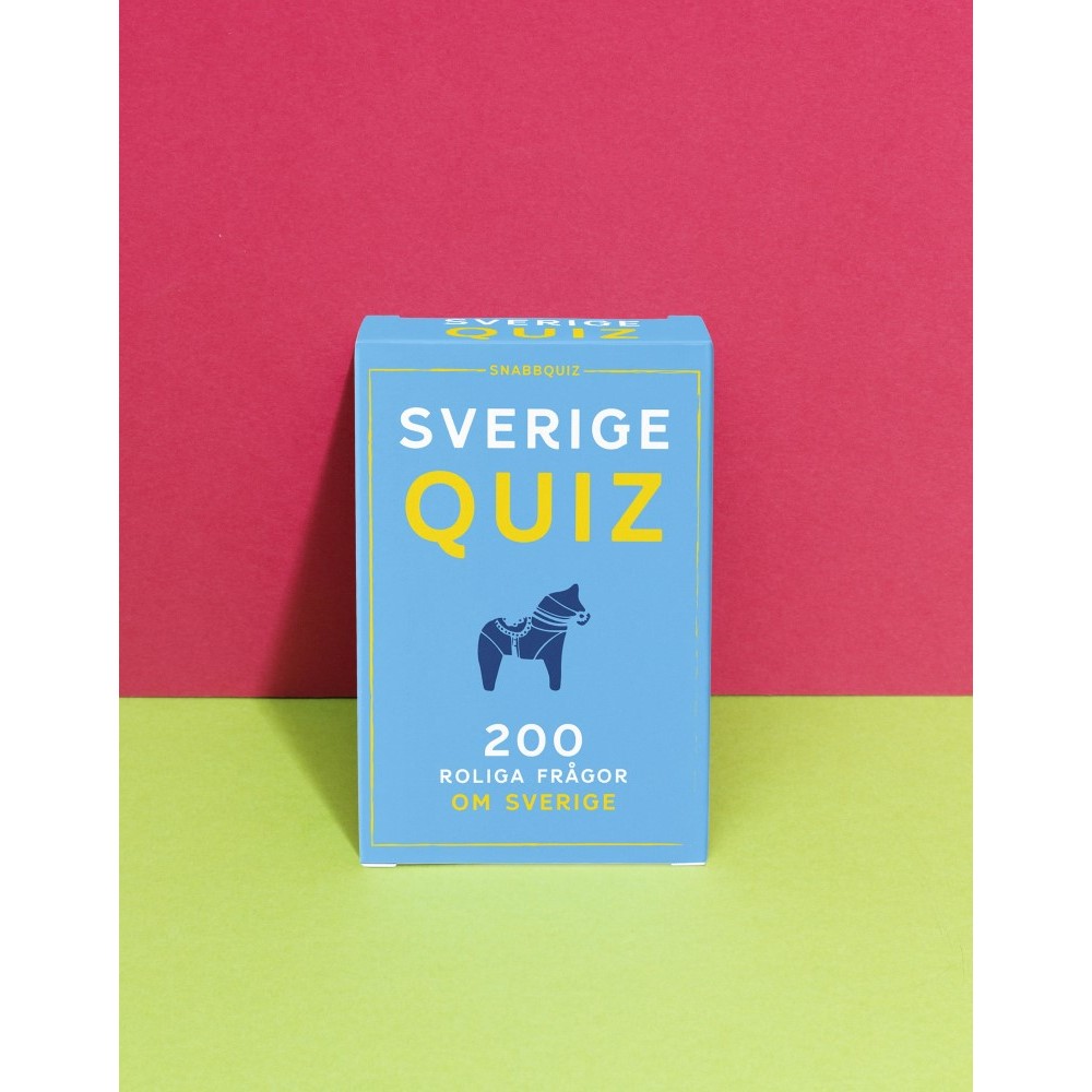 Köp SverigeQuiz 200 roliga frågor om Sverige med snabb leverans ...