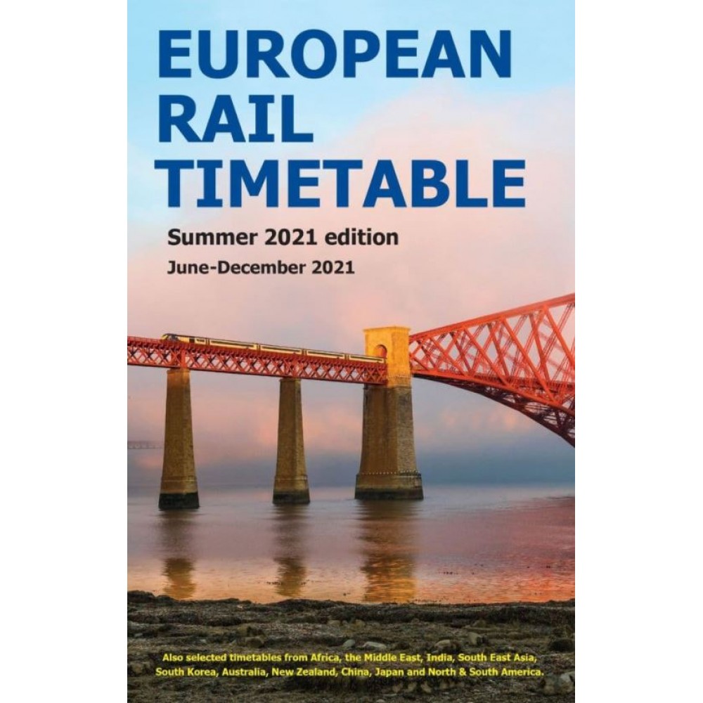 European Rail Timetable Summer 2021 edition