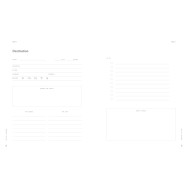 Travel Journal Pink Lonely Planet