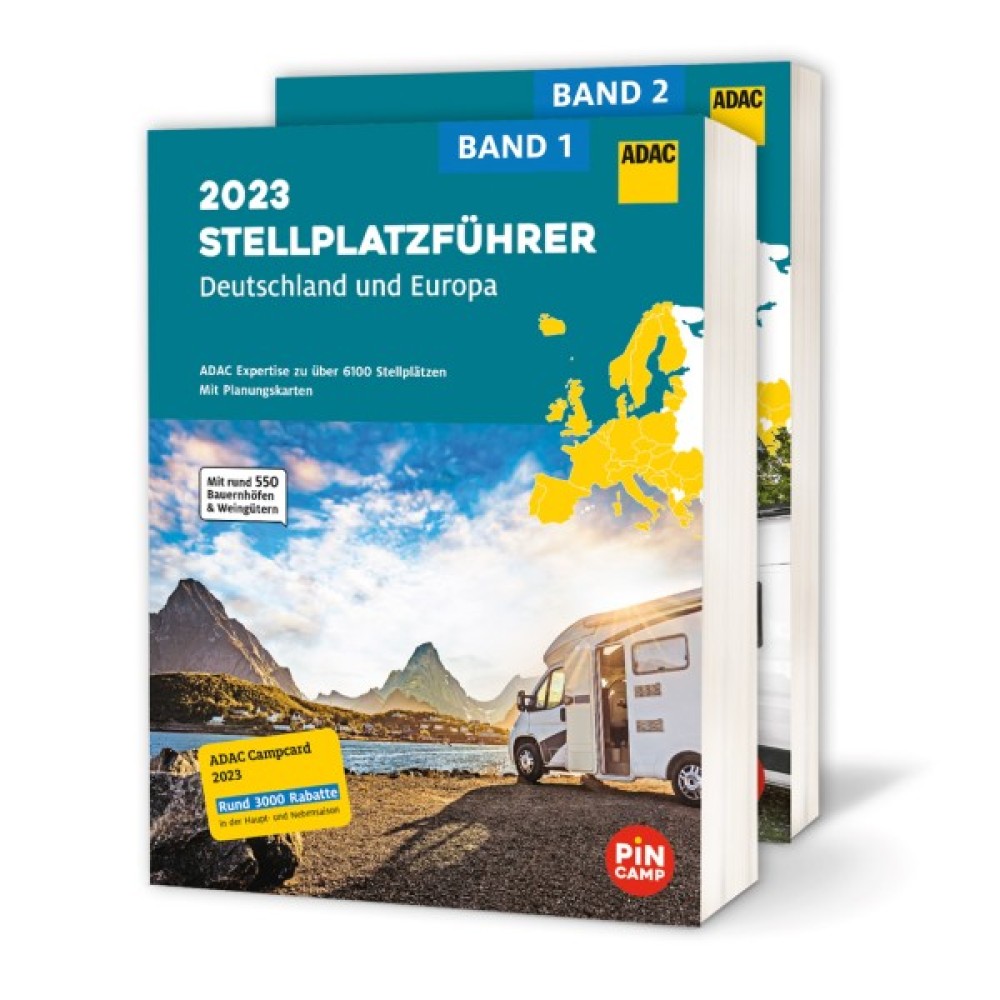 Stellplatzführer Europa 2023 ADAC
