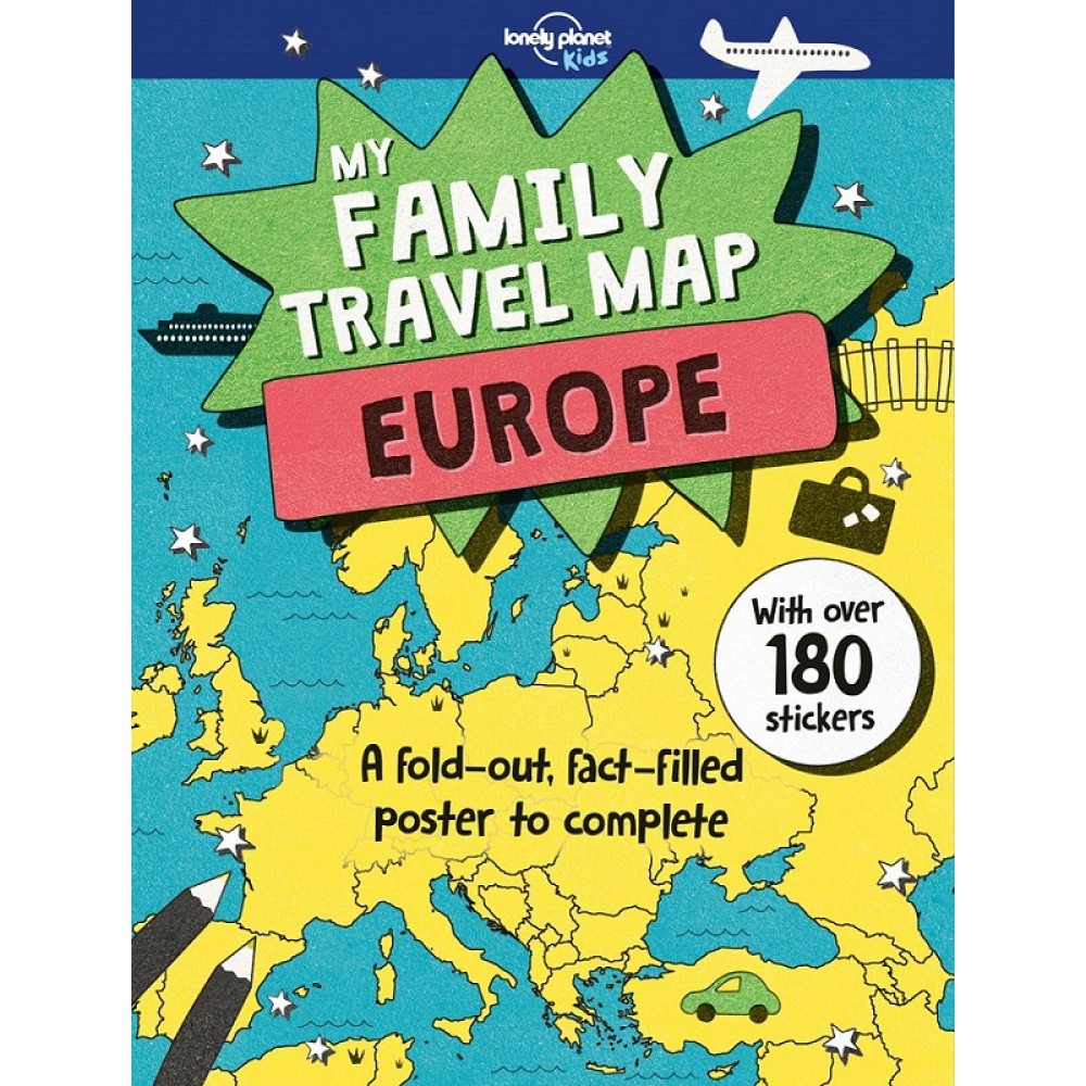 My Family Travel Map Europe Lonely Planet Kids