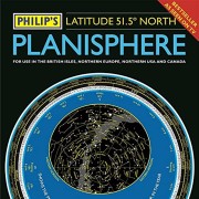 Planisphere Latitude 51.5 Norra Europa