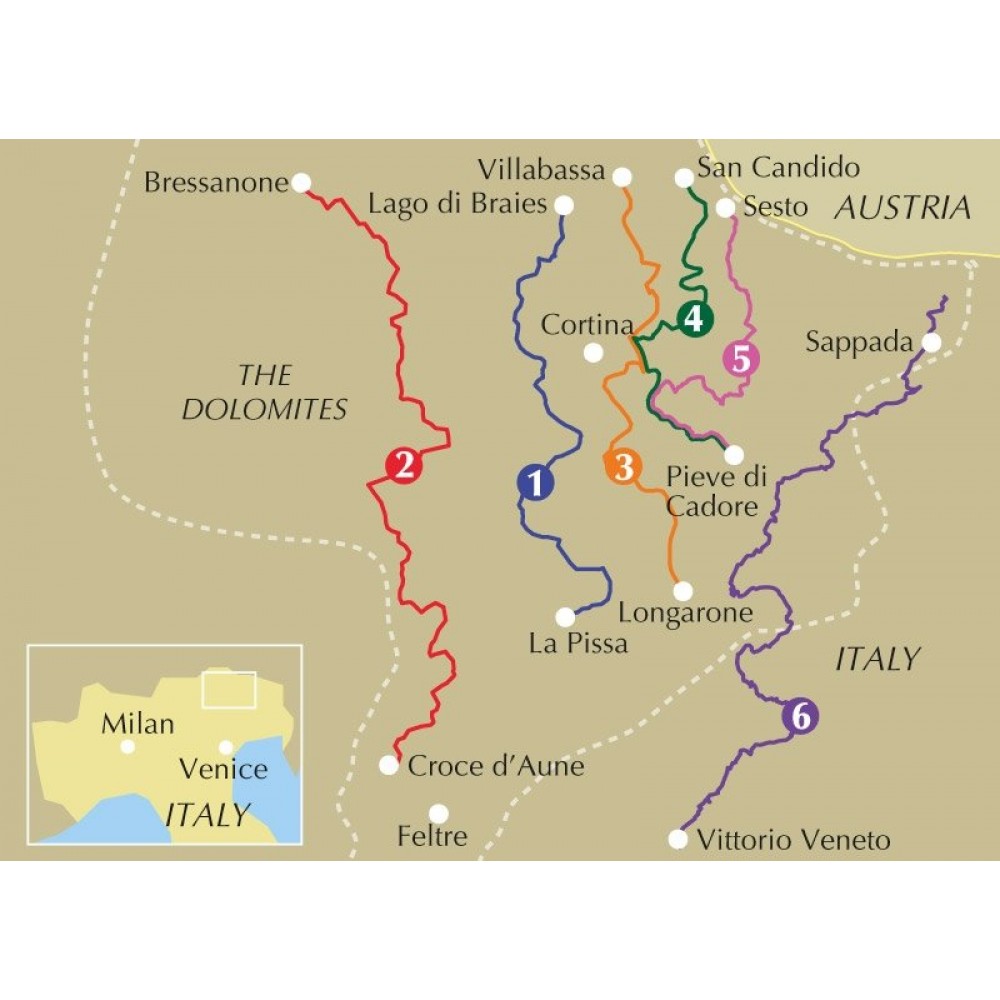Trekking in the Dolomites Cicerone