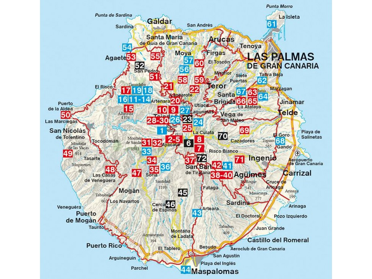 Köp Gran Canaria Rother Walking Guide med snabb leverans - Kartbutiken.se