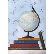 Vykort med kuvert Globe Trotter