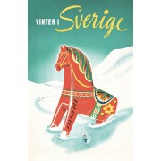 Vykort Vinter i Sverige