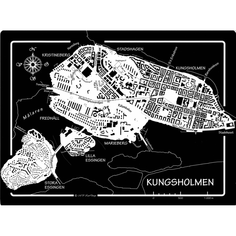 Tallriksunderlägg Kungsholmen