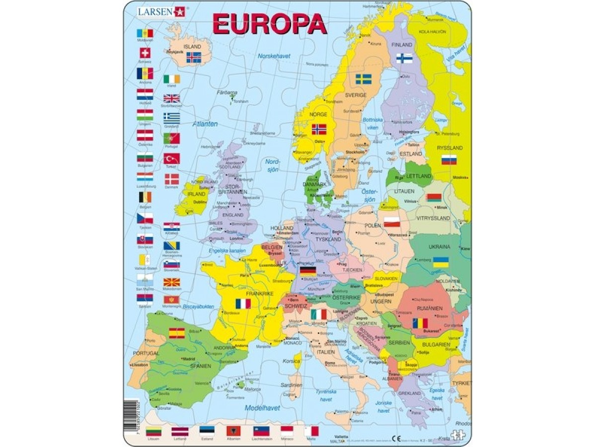 Karta Europa På Svenska | Karta