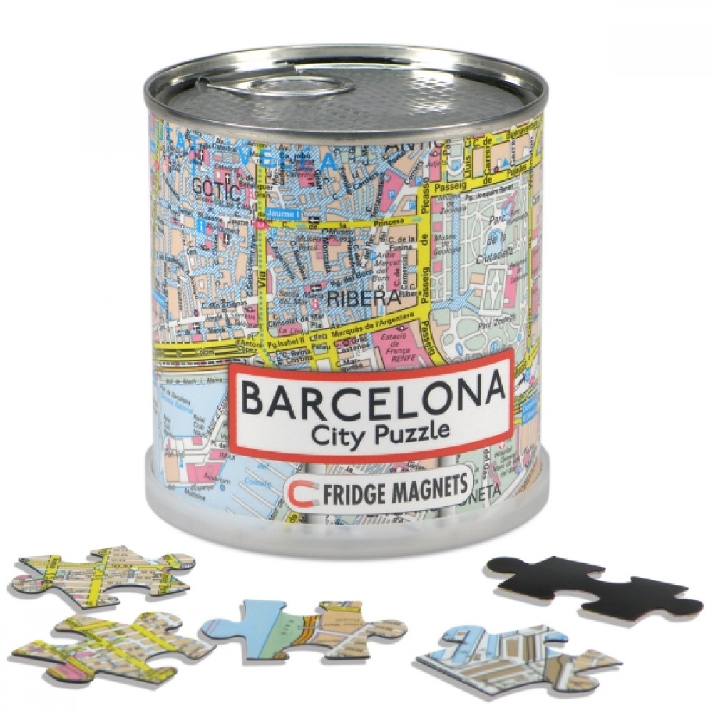 Barcelona City Magnetic Puzzle