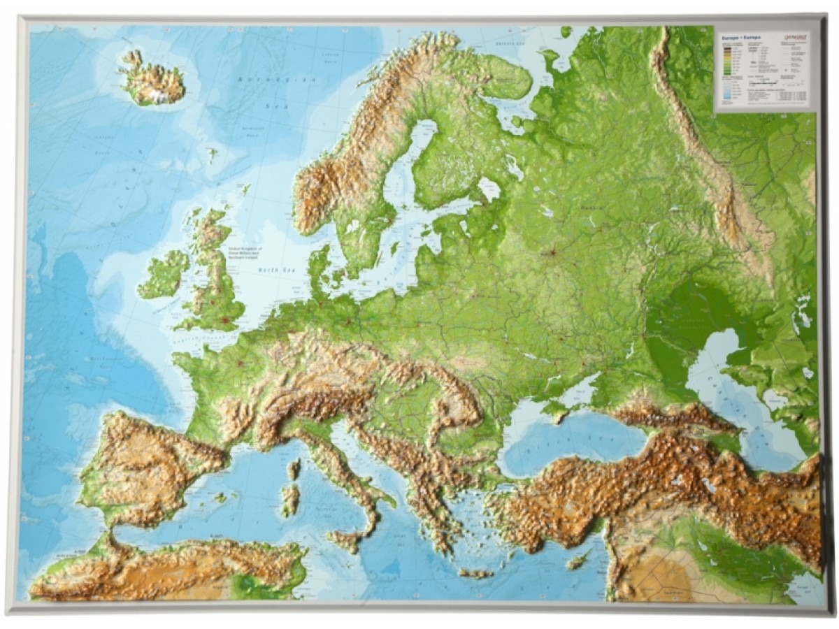 Europa Relief 77x57cm Europa Relief 77x57cm