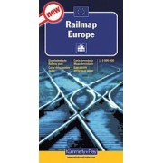 Järnvägskarta Europa K+F