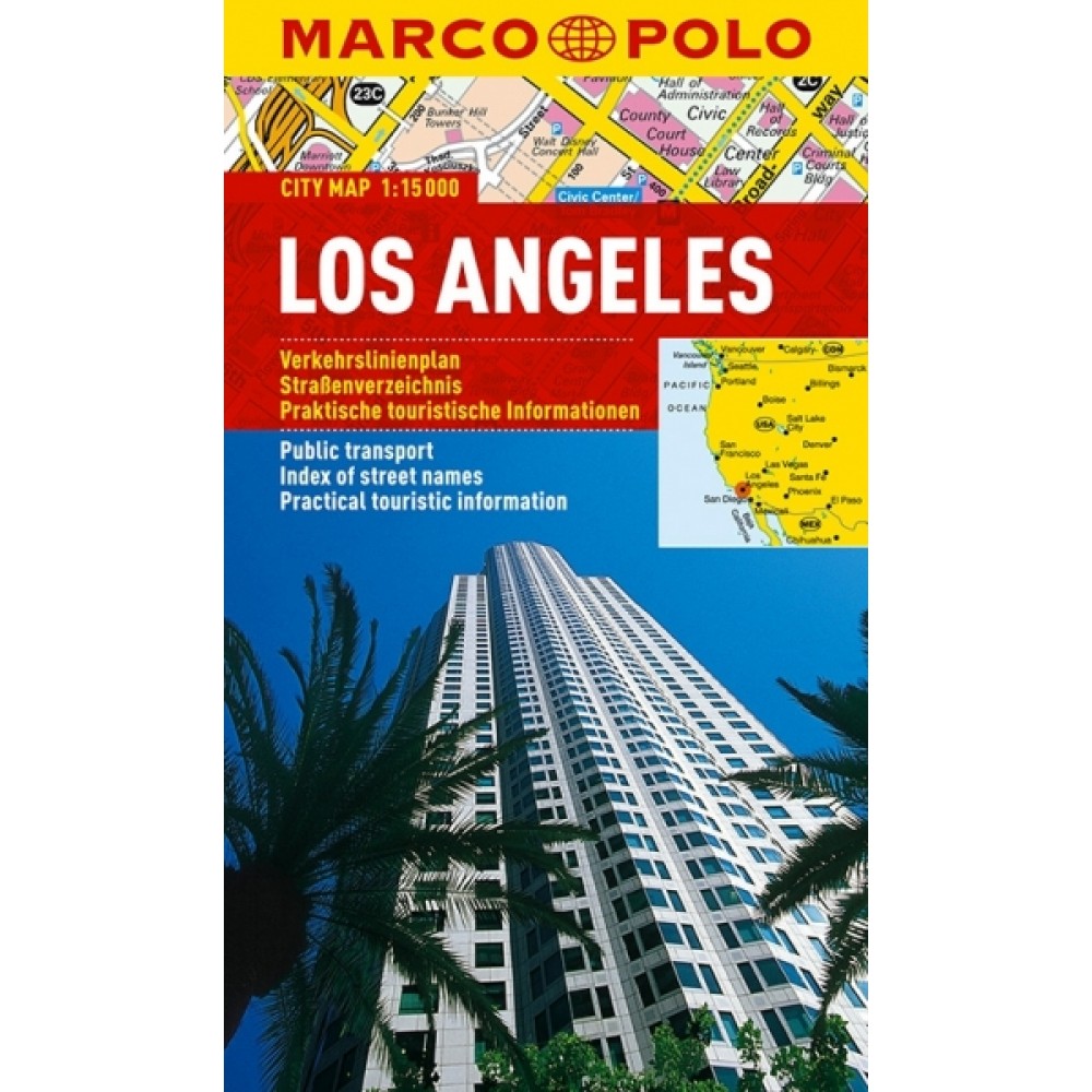 Los Angeles Stadskarta Marco Polo