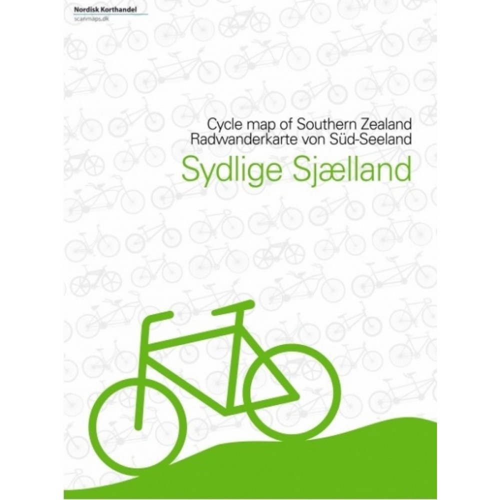 Södra Själland Cykelkarta