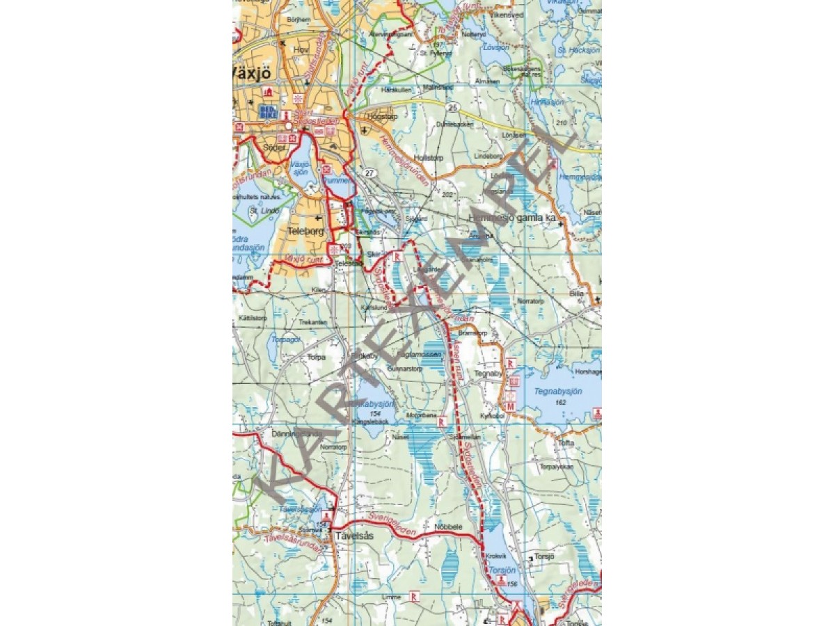 Köp Cykelkartan 28 Södra Roslagen/Stockholm med snabb leveranser