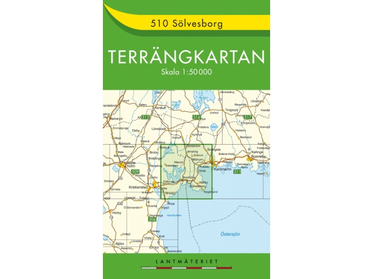 Köp 510 Sölvesborg Terrängkartan med snabba leveranser - Kartbutiken.se