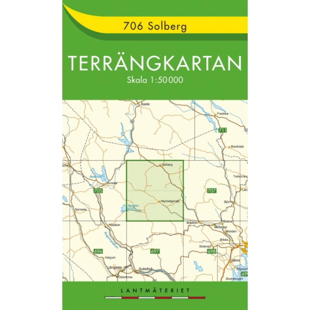 706 Solberg Terrängkartan